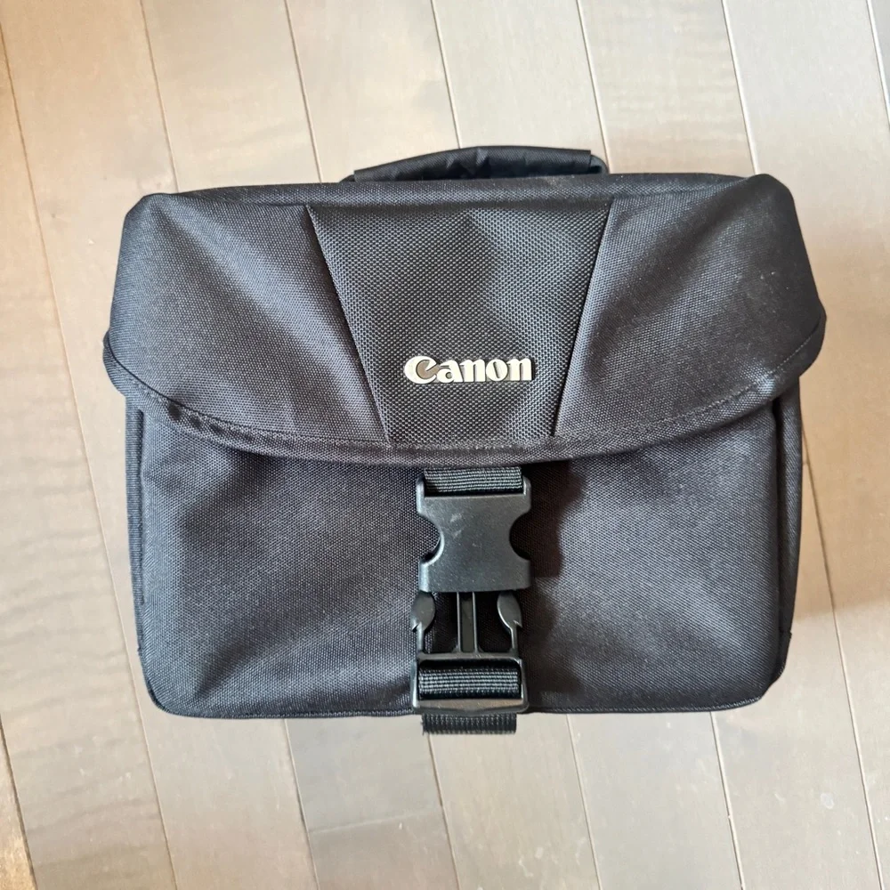 Canon Black Messenger Bag